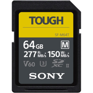 Tarjeta de memoria Sony SDXC UHS-II SF-M TOUGH 64GB