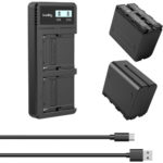 SmallRig NP-F970 baterías y cargador USB