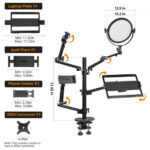 GVM ZJ-Z1 Soporte de escritorio para transmisión