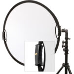 Impact Reflector circular plegable (dorado/blanco, 32")